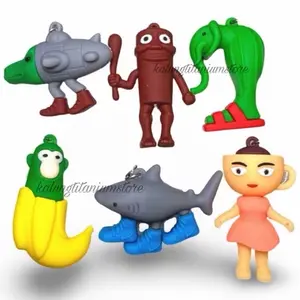 KTS-Gantungan Kunci Meme Tung Tung Sahur Anomali Brainrot / Keychain Bombardino Crocodilo / Ganci Trippi Troppi Boneka