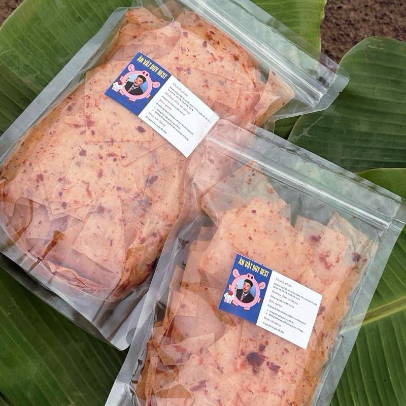 Độc Quyền Bánh Tráng Bò Tỏi Chua Cay Duy Best - Vị Tỏi Cay Nồng & Chua Tươi Mới