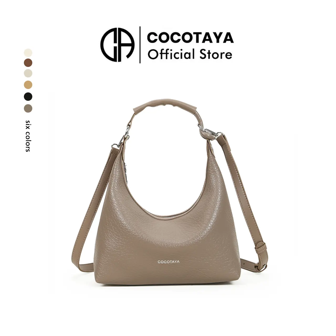 COCOTAYA  กระเป๋าถือ PU, แฟชั่นคลาสสิก, คุณภาพสูง, ความจุมาก, การเดินทางแบบสบาย ๆ และอเนกประสงค์, กระเป๋าสะพายไหล่, อินเทรนด์