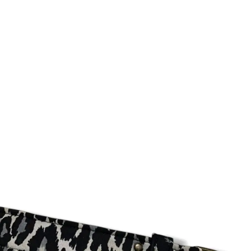 Sabuk Pinggang Leopard Gesper Model Beber Macan Tiger Ikat Pinggang Pria Wanita - Bahan Sintetis Bludru - Ukuran 120cm - 7 Lobang - Besi 4