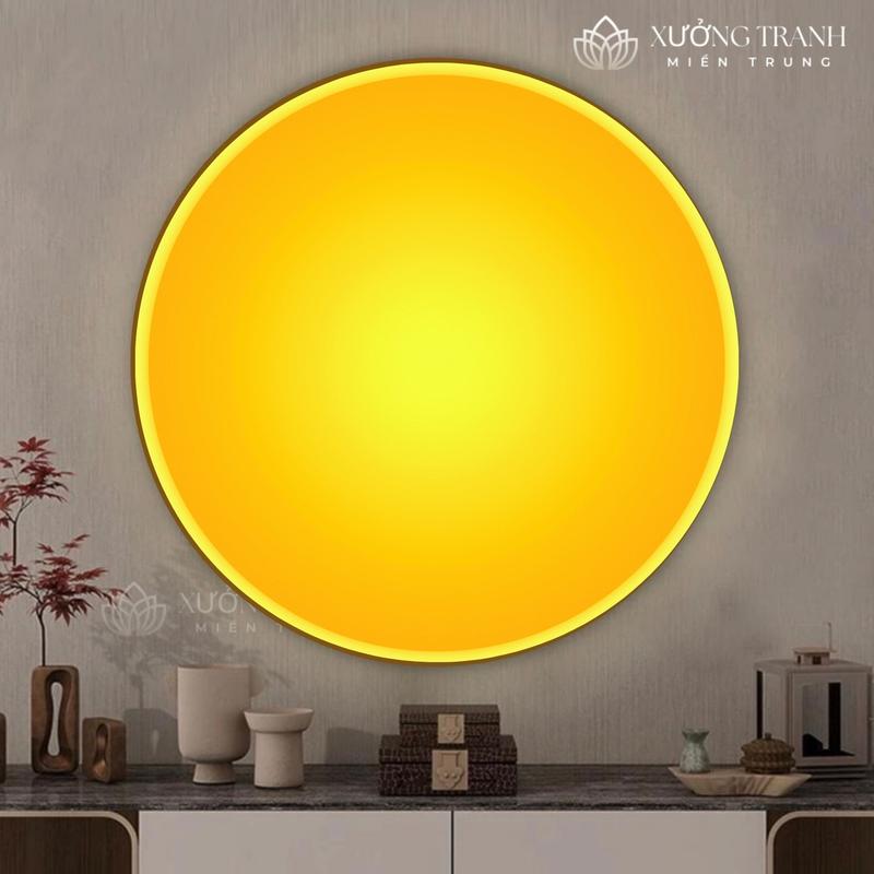  Đèn Hào Quang trơn để sau tượng phật Tranh phật tráng gương viền vàng quà tặng phật giáo cúng dường Decor Decor Phòng Trang Trí Nhà Phòng Khách Decor Mica 