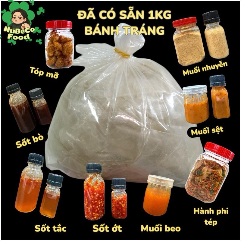 1KG BÁNG TRÁNG RÌA Ủ BƠ, CÓ TẶNG KÈM SỐT CHẤM VÀ TOPPING TUỲ CHỌN