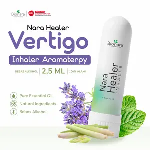 NARA HEALER Inhailer Aromaterapi | Atasi Vertigo inhaler aromatherapy oil Inhaler Sinusitis Aromaterapi Anak Ibu Alami Hamil Belah Samping Anxiety minyak essential