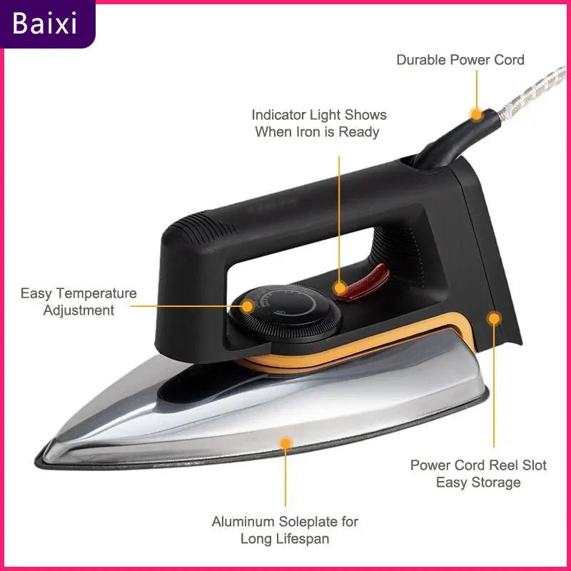 Cầm Tay Hộ Gia Đình Khô Sắt Có Thể Điều Chỉnh Nhiệt Độ Chuyên Nghiệp Trọng Lượng Nhẹ Sắt Cho Du Lịch Ký túc xá Quần Áo Ủi
