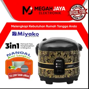 [ POTONGAN HARGA EXCLUSIVE NISA FAUZIAH ] MIYAKO RICE COOKER / MAGIC COM MCM528 SBC / MCM 528 SBC / MCM-528 SBC (1,8 LITER) GARANSI RESMI