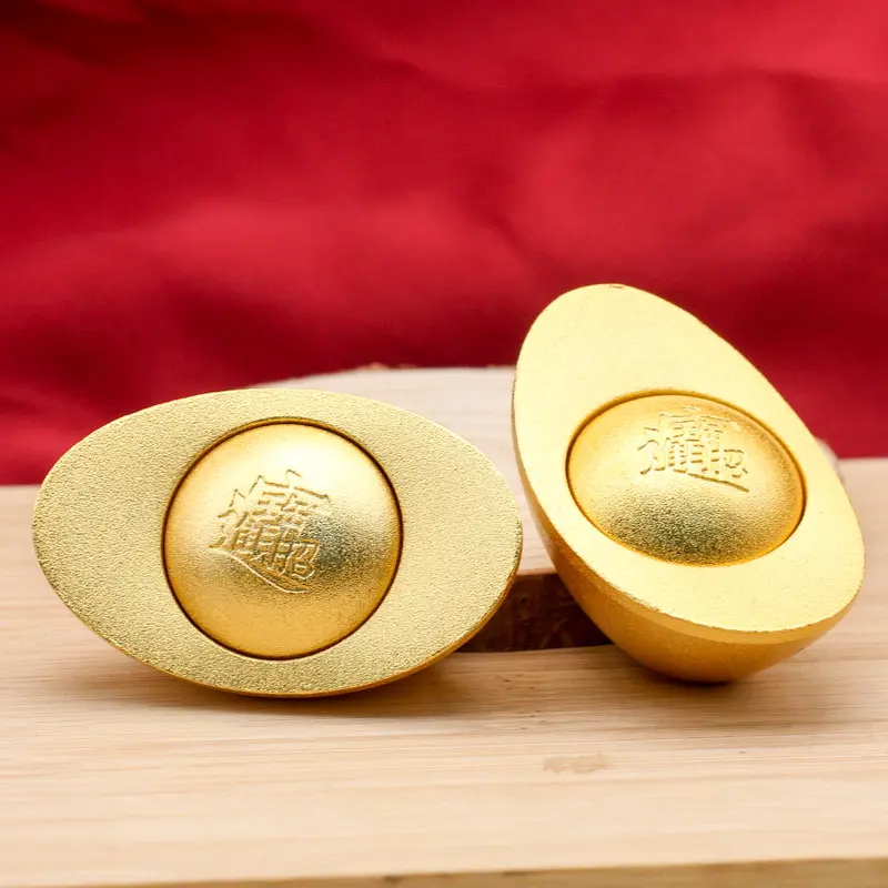 Hot selling ingot ornaments suitable for male and female pendant gift box styles