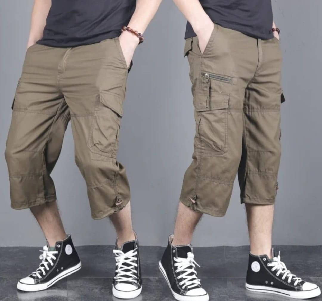 Celana Sirwal Premium Cargo Gabriel 7/8 Board Short untuk Pria - Hitam - Nyaman, Kantong - Katun, Twill - Ukuran L - Pendek, Kotak Casual celana  gombrong celana  pendek celana  pendek celana  pendek celana  sotong celana pendek mend celana  pendek 3⁄4