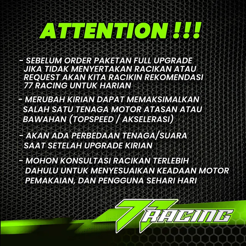 KIRIAN CVT MIO SPORTY PAKET FULL UPGRADE MOTOR MIO SPORTY MIO J SOUL GT 115 X RIDE 115 2