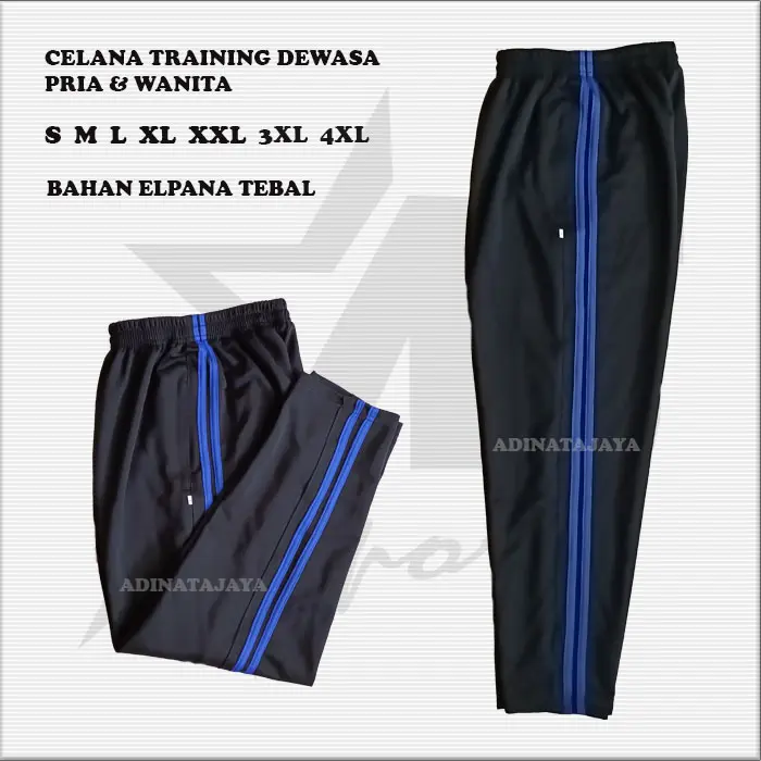 Celana Training Olahraga Dewasa Pria Wanita Sport Lari Joging Gym Senam Outdoor 2