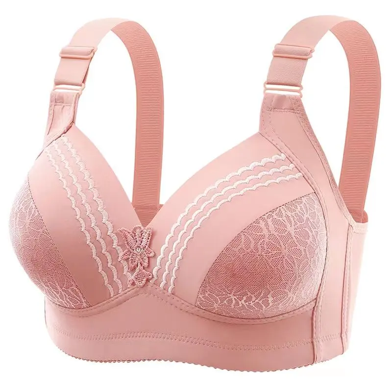 Áo Ngực Ngoại Cỡ Cỡ 36-46 Thiết Kế Vải Chấm Bi Thoáng Khí Áo Ngực Gọng Nhẹ Và Mỏng Áo Ngực Nâng Ngực