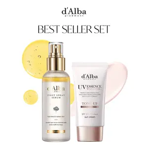 d'Alba Piedmont Best Seller Set (First Spray Serum 100ml + Tone Up Sun Cream 50ml)