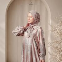 Gambar Shirinzein - Gamis Dress Terbaru 2026 Bahan Silk Busui & Wudhu Friendly Jumbo Haerumi - Coksu, L dari Shirin Zein Store Kab. Pati 5 Tokopedia