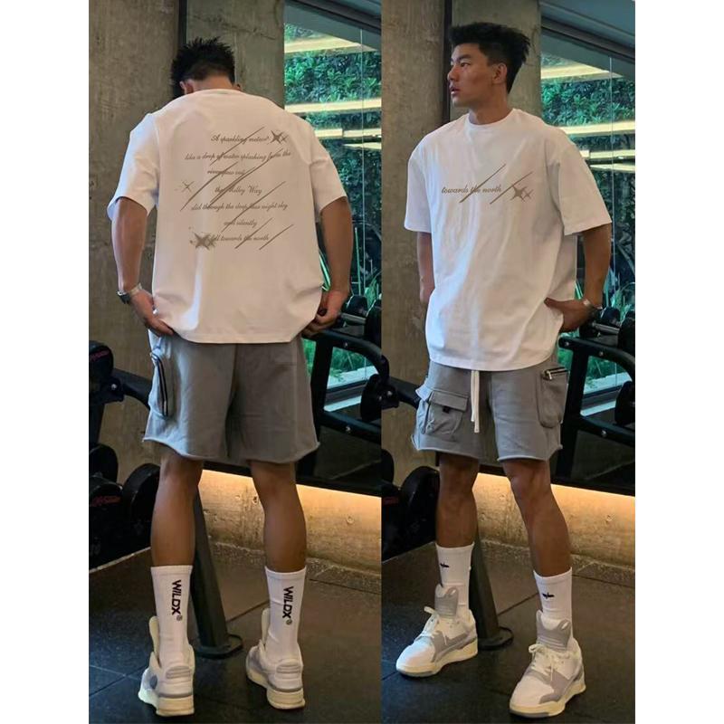  Áo Thun ngắn Tay In Hình Thiết Kế Độc Đáo Áo Thun Đường Phố Họa Tiết Trừu Tượng Cho Nam Áo Thun Bản To Hiphop Phong Cách Mùa Hè Đô Thị Mỹ 