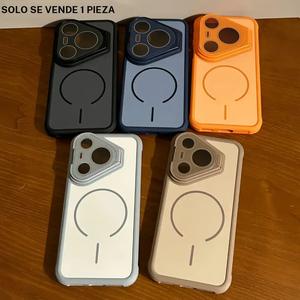 Para HUAWEI Pura 70/80 Pro Ultra y Mate 70/60: funda magnética con sensación táctil, funda magnética para teléfono con protección de lente y soporte