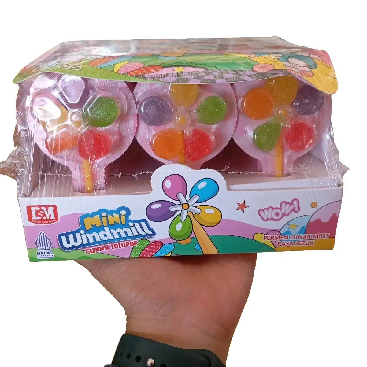 permen lunak mini windmill isi 30