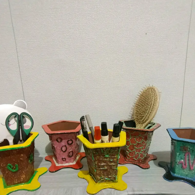 Tempat Multiguna untuk Sisir, Brush, dan Tempat Pencil - Ideal untuk Meja Kerja - Desk 8