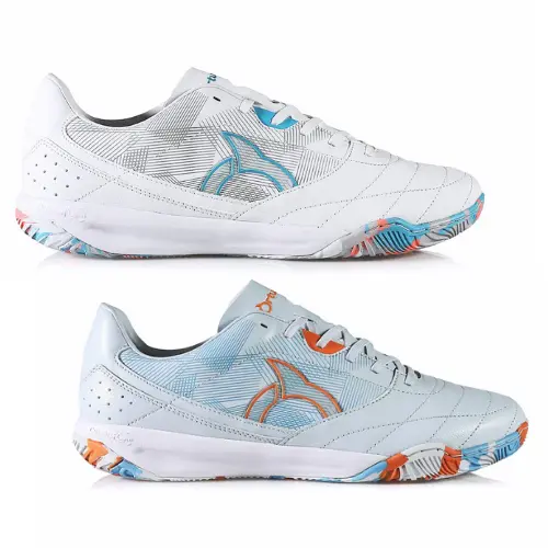 SEPATU FUTSAL ORTUSEIGHT JOGOSALA CRUSHER V2 WHITE CAMO / CLOUD BLUE