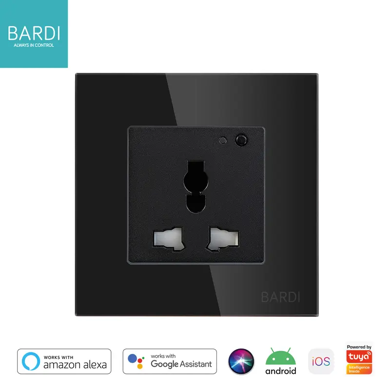 BARDI Smart Wall Socket UNI Max 13A PTH/HTM - Stop Kontak Dinding Pintar Otomatis Wi-Fi Automation 4