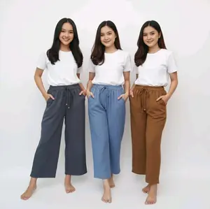 Celana Kulot Aromalin Wanita Jumbo, celana jalan-jalan dan kuliah
