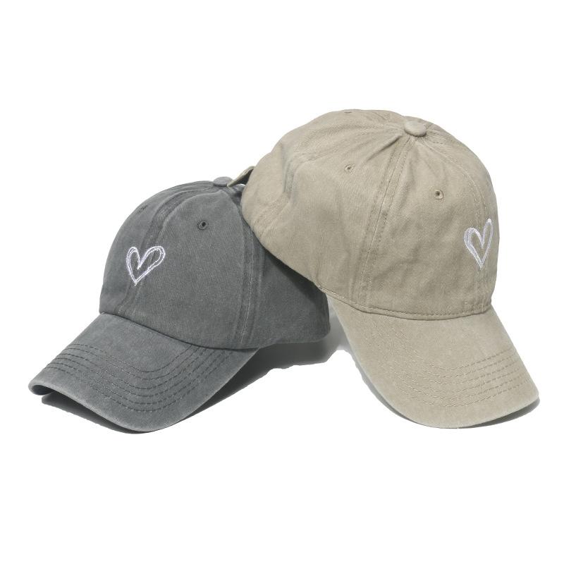 Product Introduction of Outdoor Sport Baseball Caps For Men Women Love Heart Embroidery Snapback Cap Cotton Dad Hat 15