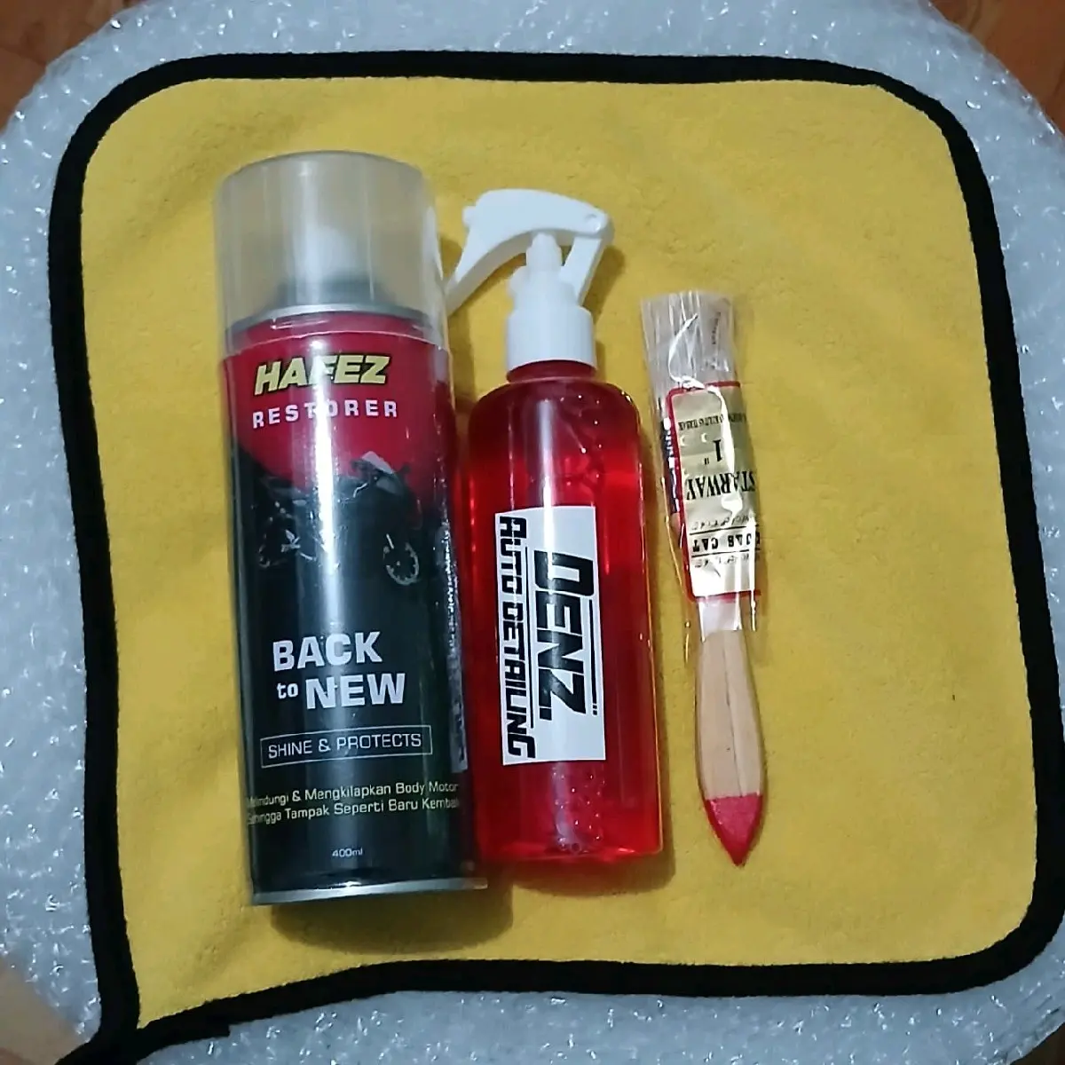 sepaket hafez restorer & pembersih denz autodetailing