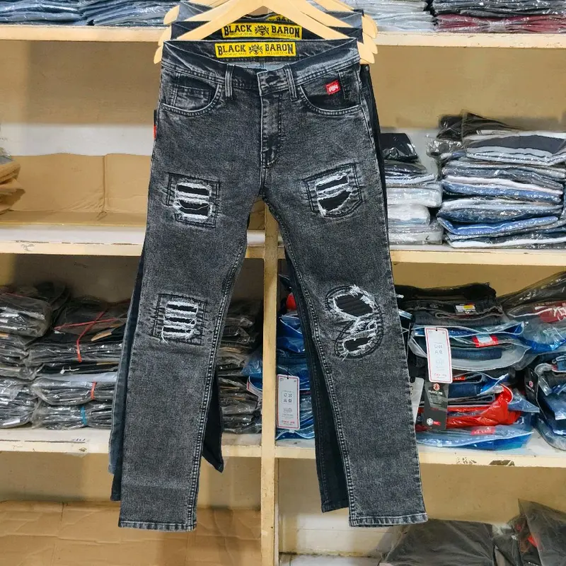 Blackbaron celana jeans sobek pria celana panjang pria model slimfit skinny bahan stret melar 4
