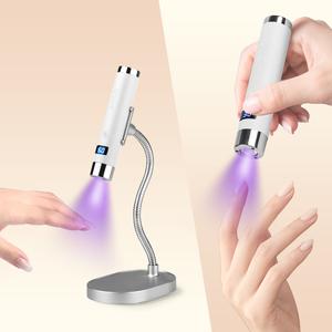 注目  充電式UVLEDネイルランプ G1 ワイヤレスセンサー ジェルポリッシュ用 家庭用ポータブルプロ仕様 ネイルドライヤー
