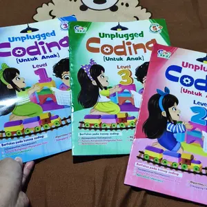 PAKET Buku Coding Anak TK PAUD – Bisa Belajar Tanpa Komputer (3 Buku) Edukasi