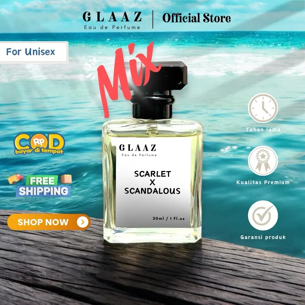 Glaaz Parfum - Scarlet X Scandalous - Parfum Unisex