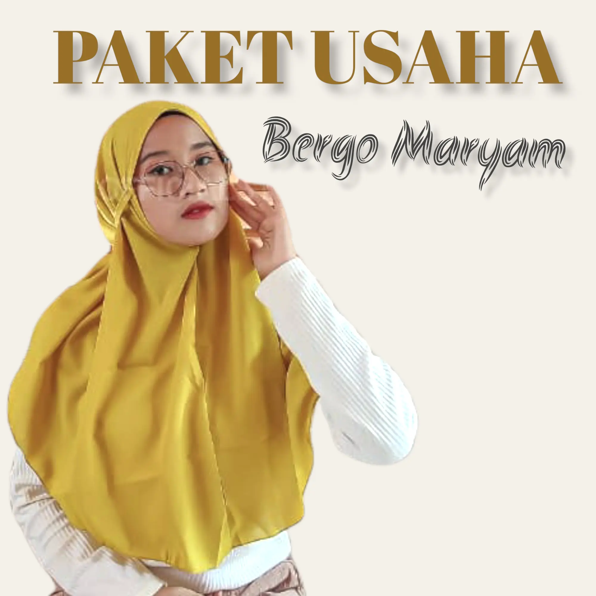 PAKET USAHA HIJAB BERGO MARYAM Diamond Nyaman Khimar Instan Muslim