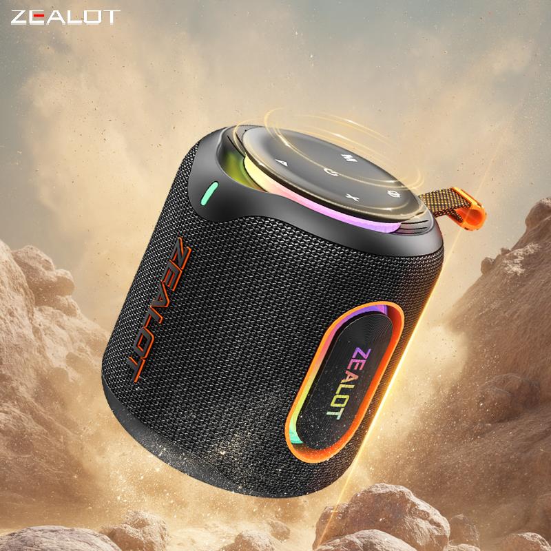  Loa Bluetooth Cầm Tay ZEALOT M1 Bluetooth 5.4 Chống Nước IPX6 Âm Trầm Mạnh Mẽ 30W Pin Lớn 6000mAh Loa Ngoài Trời Phát Lại Thẻ TF Sạc Nhanh Type-C Chờ 30 Ngày Thích Hợp Cho Các Hoạt Động Ngoài Trời 