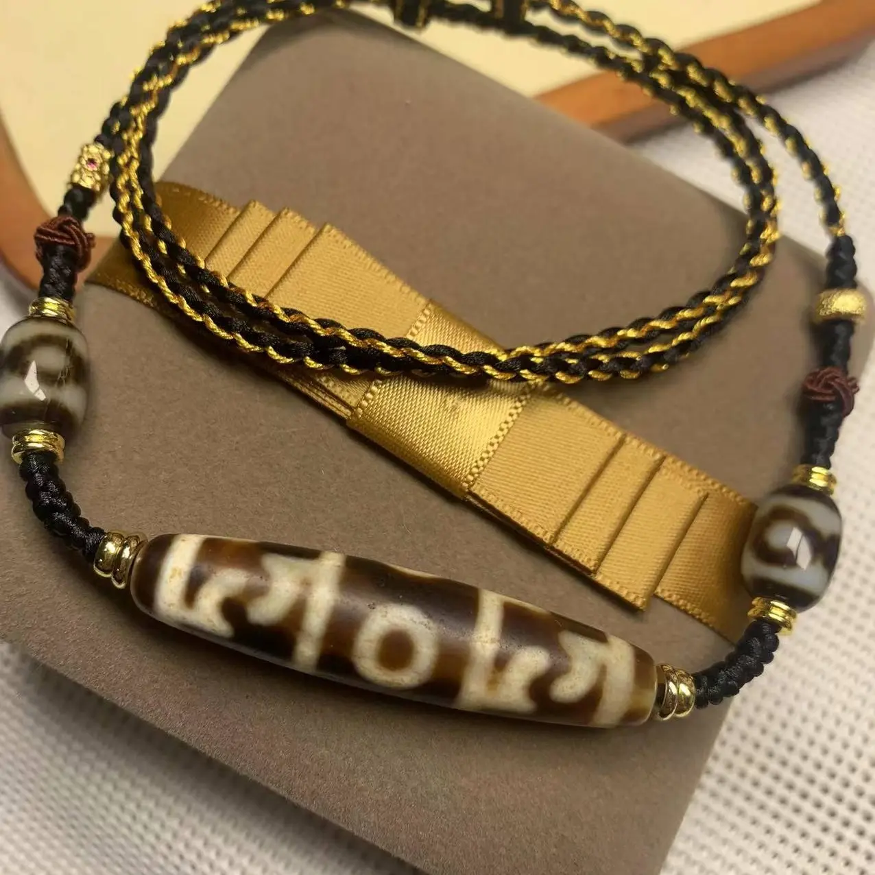 Fashion new high-end private customized Dzi bead necklace