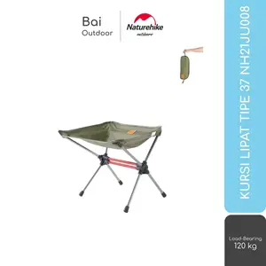 KURSI LIPAT PORTABLE CAMPING OUTDOOR NATUREHIKE NH21JU008 (TIPE 37)