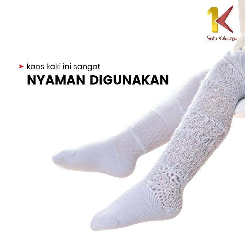 Product Introduction of [COD] SK P211 Kaus Kaki Panjang Anak  Polos Model Jaring Korea Anti NyamukLucu Nyaman 25
