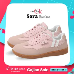 【NEW】CANIKOREA Sora Sepatu Sneakers Wanita Viral - Sporty Retro Style- Casual Shoes Sepatu Jalan - Sneakers Christmas C9020