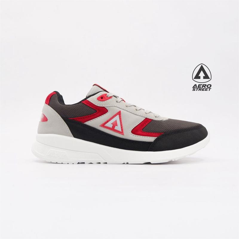 Aerostreet 36-45 Osaka Putih Abu Merah - Sepatu Sneakers Casual Pria Wanita Aero Street 21HH20 7