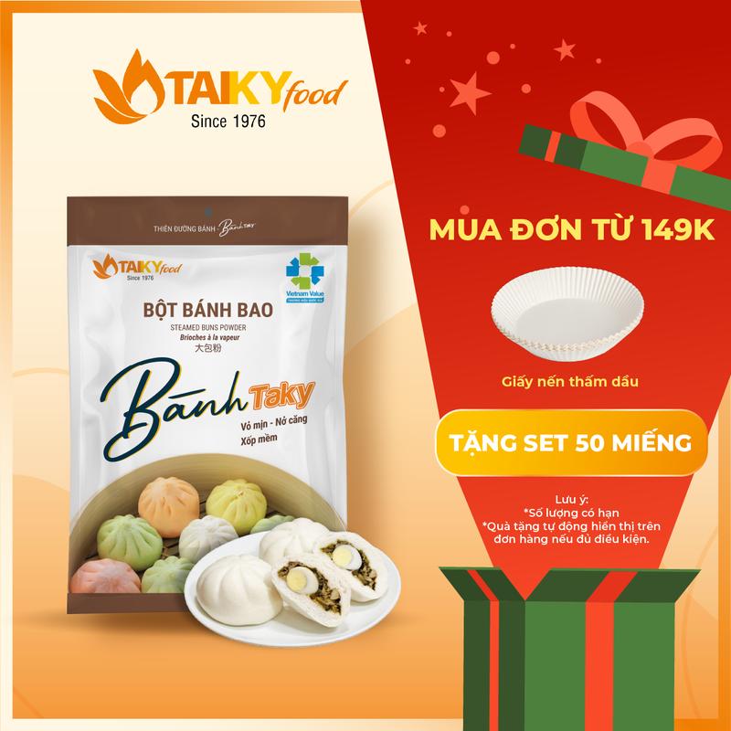  Bột bánh bao Tài Ký có sẵn men nở gói 400g - Sản phẩm Việt Nam chính hãng 