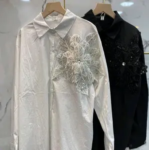 KEMEJA KATUN ZR BK BUNGA IMPORT REMAJA