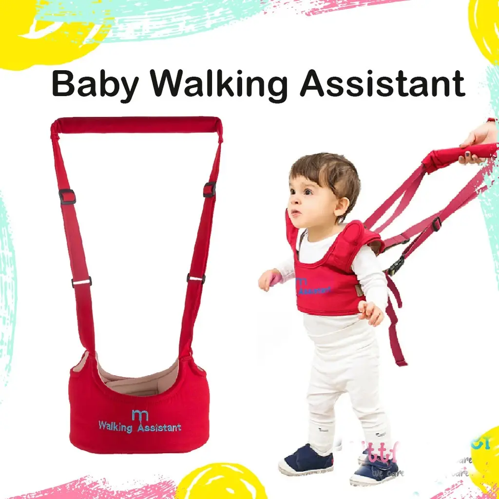 Baby Walking Assistant Sabuk Pengaman Bayi Aman & Nyaman untuk Anak 6-24 Bulan