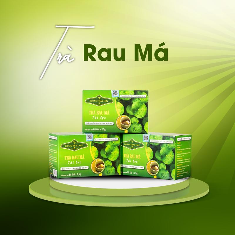 Chính Hãng Trà Rau Má Hoàng Thảo Mộc túi lọc 150gr