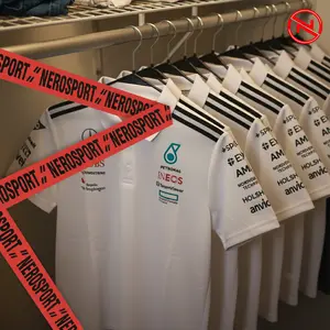 Kaos Kerah Polo Racing Putih 2025