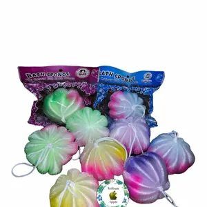 BUY 1 GET 1 Spons Mandi Labu Rainbow / Bath Puff Labu Rainbow GW