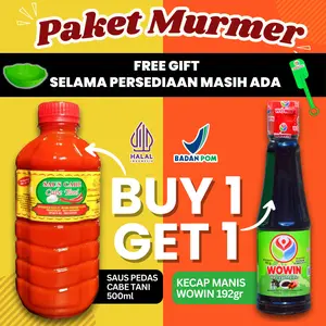 Paket Murmer B1G1 Saus Sambal Cabe Tani + Free Wowin 192gr [SL]