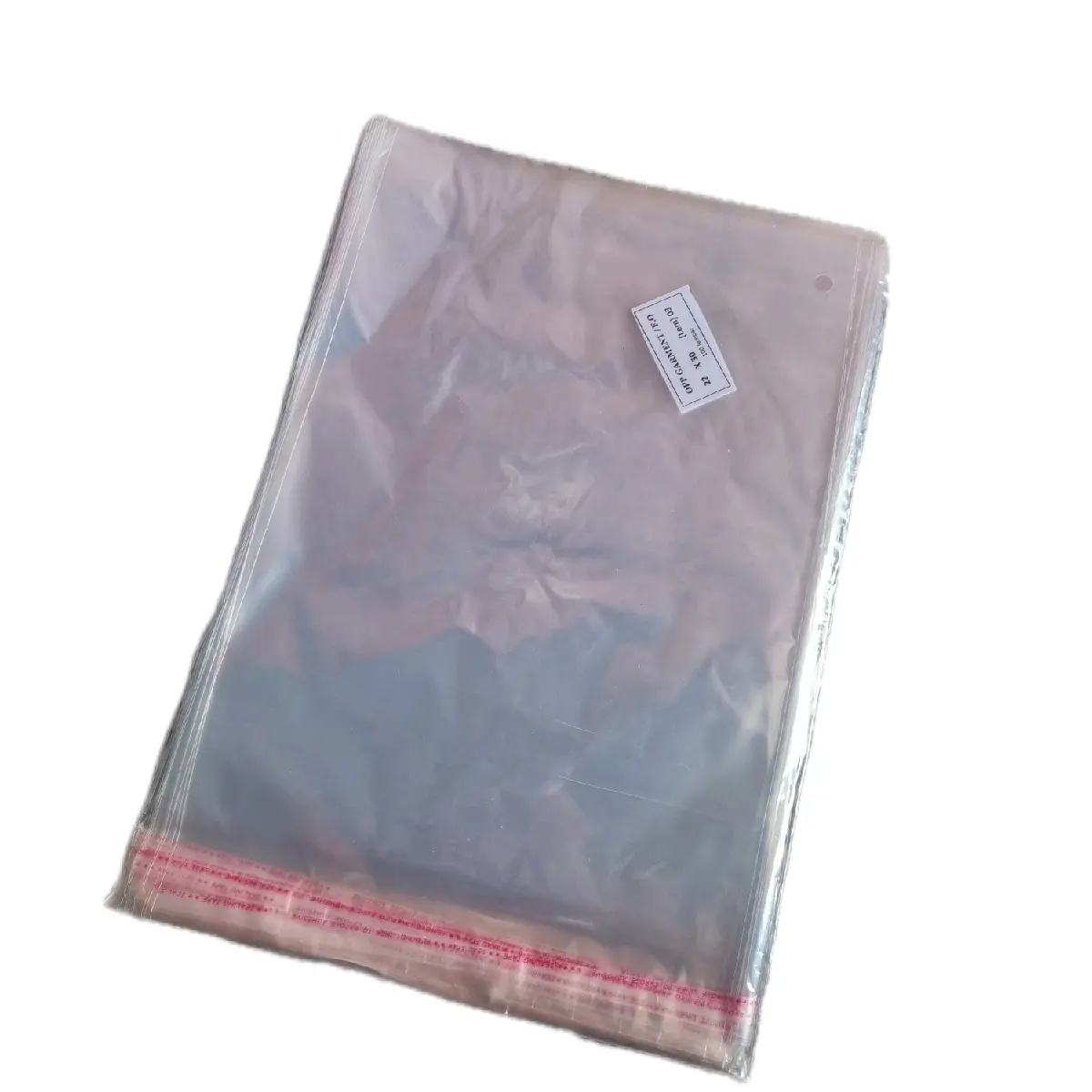 Plastik OPP Baju seal 22x25 20x30 25x235 28x35 30x37 35x39 isi 100 lembar