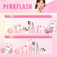 Gambar [Official][BPOM]PINKFLASH 7PCS Makeup Set Eyeshadow Palette Liquid Eyeliner Volume Mascara Loose Powder Bubble Glowy Tint Melting Glossy Balm Watery Blush Stick - Lip Tint & Eyeshadow#RD01 dari PINKFLASH STORE Kab. Tangerang 2 Tokopedia