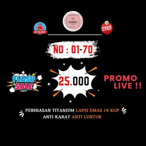 01-70 Kalung | Gelang Tangan | Anting | Cincin TITANIUM Trendi Kualitas Premium,Hadiah Kado Untuk Pacar,Perhiasan Serbaguna Tidak Pudar Tidak Luntur
