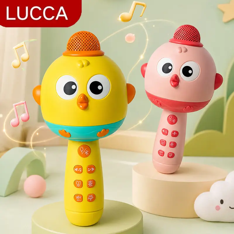 Mainan Karaoke Mikrofon Anak Bluetooth Musik Cerita Edukasi Voice Changer