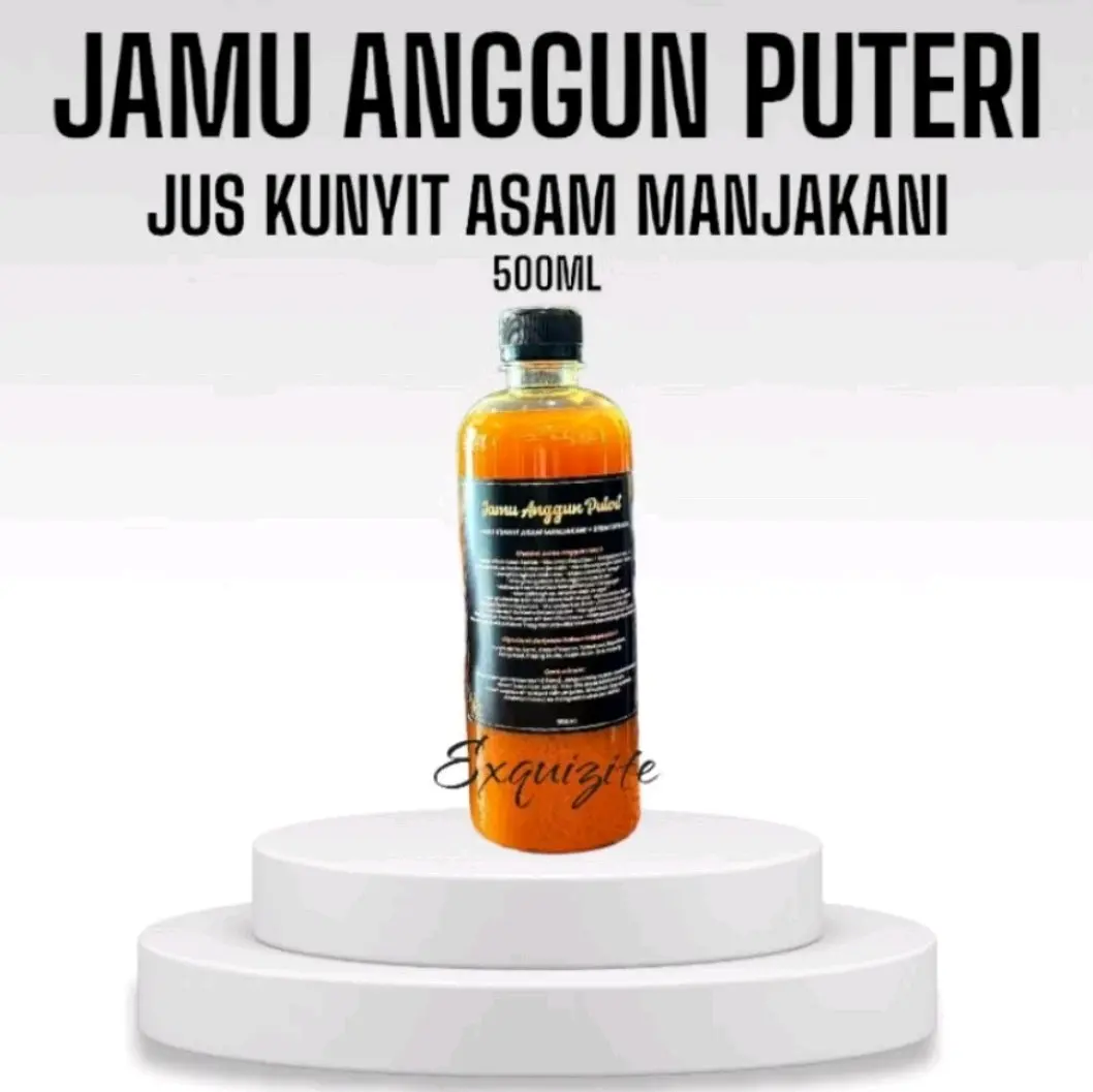 JAMU KUNYIT ASAM MANJAKANI + SIREH ANGGUN PUTERI 500ML  Supplement