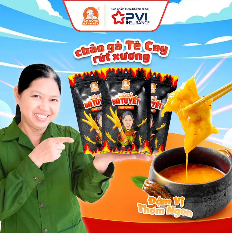 CHÂN GÀ TÊ CAY RÚT XƯƠNG - ĂN CÙNG BÀ TUYẾT M26