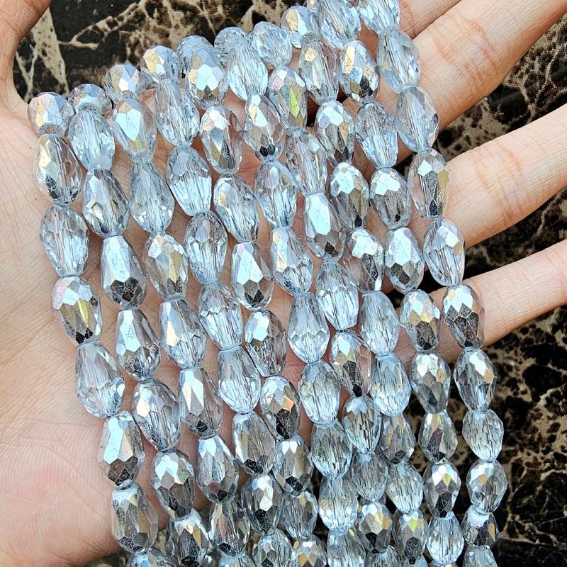 Crystal Kristal Ceko Tetes 8mm x 11mm - BH130 8